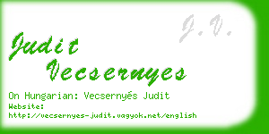 judit vecsernyes business card